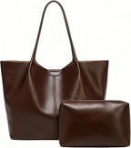 Luxe Vegan Carryall Tote