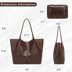 Luxe Vegan Carryall Tote