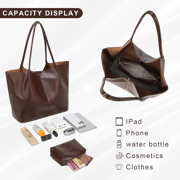 Luxe Vegan Carryall Tote
