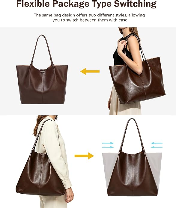 Luxe Vegan Carryall Tote