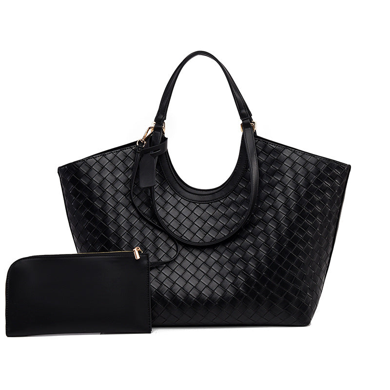 Sophia Woven Carryall Bag