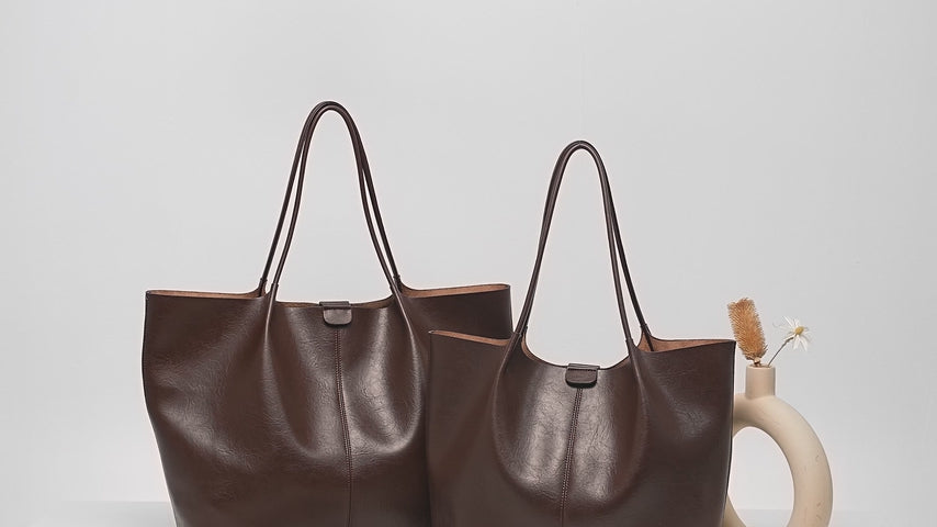Luxe Vegan Carryall Tote